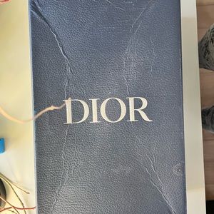 Dior empty shoe box.